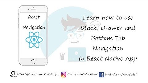 How to use Stack, Drawer and Bottom Tab of React Navigation in RN App | React Native | Hindi\Urdu