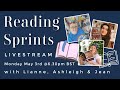 Reading Sprints Livestream with Lianne &amp; Ashleigh
