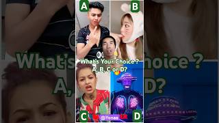 Whats Your Choice  A B C Or Dabcd 658 challengeshorts shortsviral reels