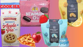 Pepperidge Farm Maggie’s Apple Pie, Newman O’s Strawberry, Fresh Market Birthday Cake &amp; Lemon