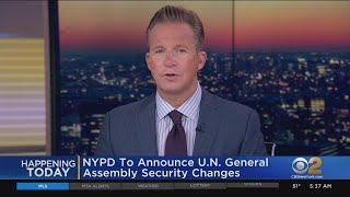 NYPD To Announce UN General Assembly Security