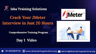 Crack Your JMeter Interview Day 1 video on 9th Dec 2025.call/WhatsApp us on+91-9133190573 to enroll