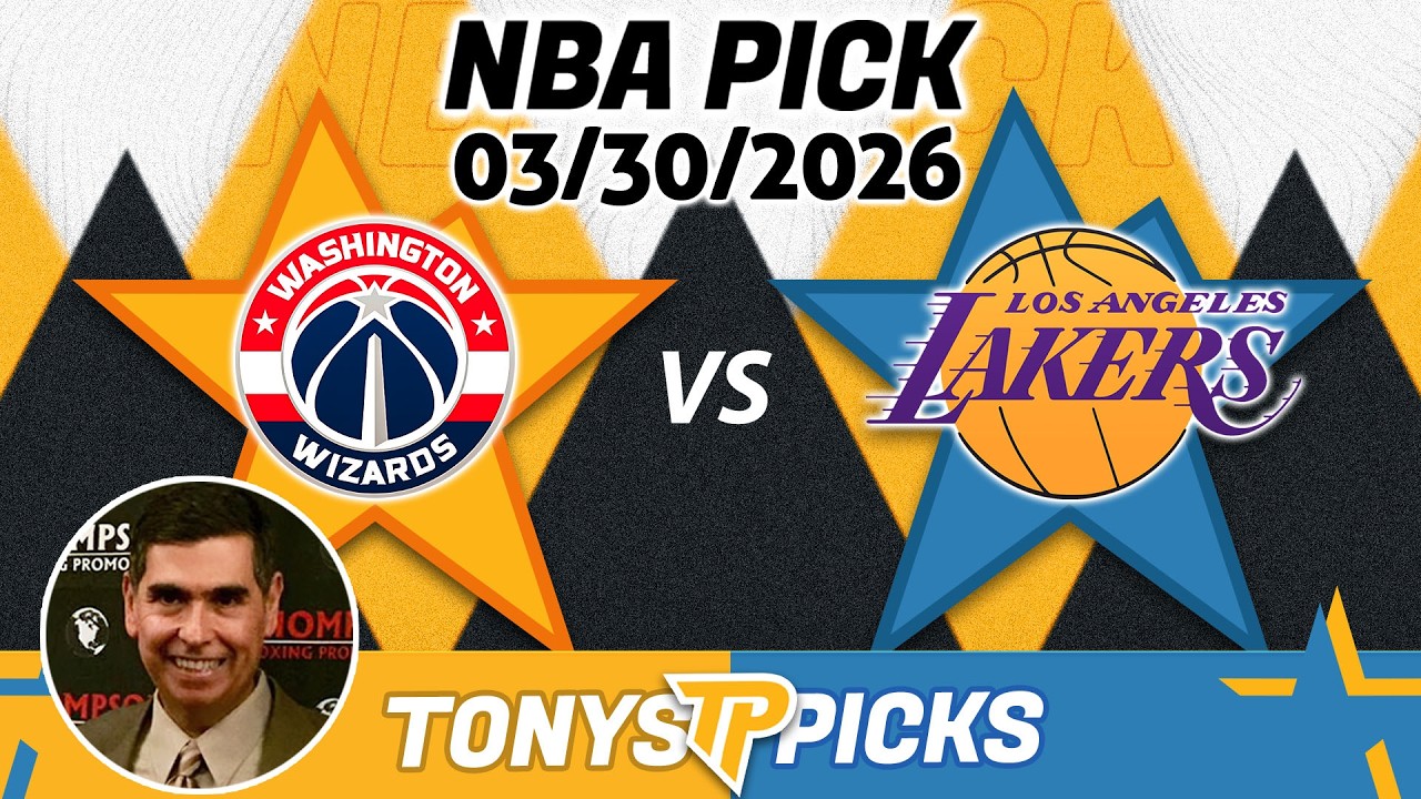 Washington Wizards vs LA Lakers Pick 3/30/26 NBA Pick Prediction - YouTube