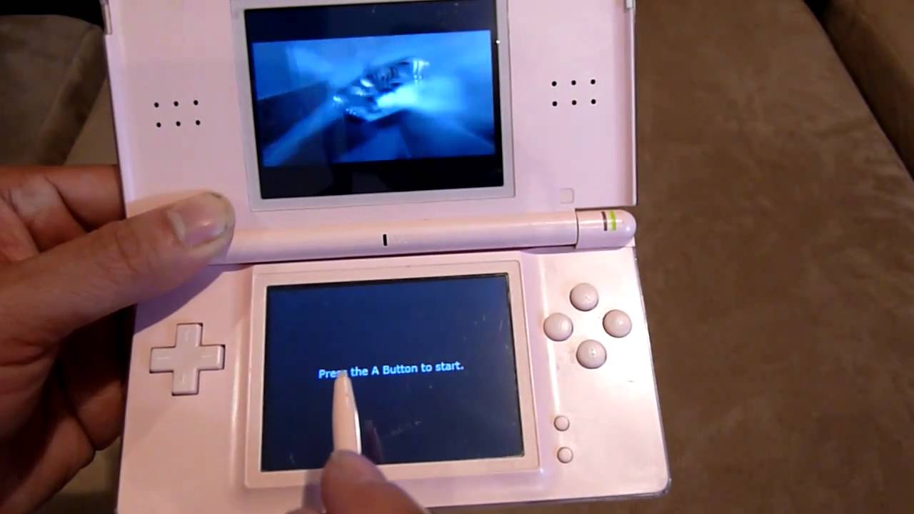 Nintendo Ds Lite Pink W Stylus Pokemon Speed Racer Youtube