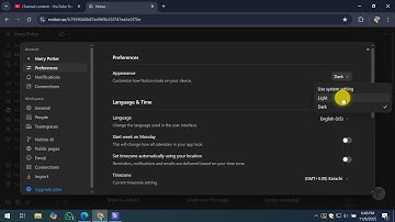 How To Enable Light Mode On Notion