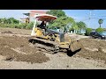 Very nice action Dozer pushing soil perfectly good