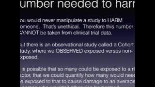 NNT vs NNH: USMLE *Biostatistics-7