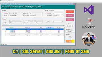 C# SQL Server - วิธีการสร้างตารางสำหรับเก็บข้อมูลสินค้า และ การเพิ่มข้อมูล