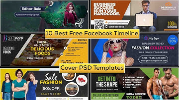 New 10 Best Free Facebook Timeline Cover PSD Templates | Free Download