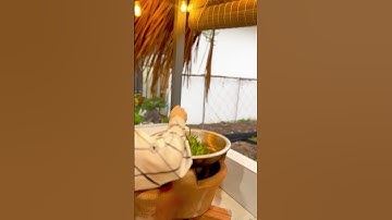 Bếp củi bữa cơm chiều bên mái lá của ngoại #chill