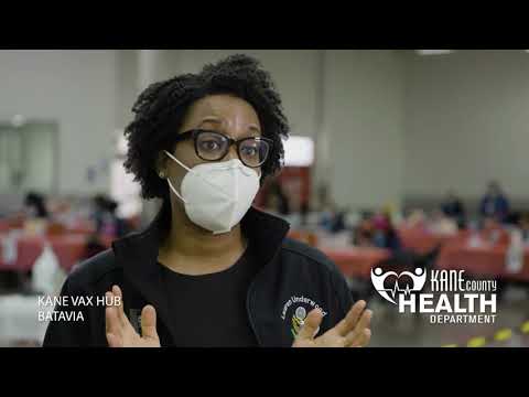 Congresswoman Lauren Underwood at Kane Vax Hub | Kane County Health Department