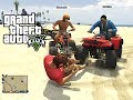 GTA 5 Online Fun at the Beach and King of the ATVs Custom Game