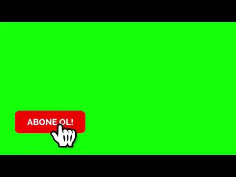 Abone Ol Zil Aç Animasyonu Green Screen