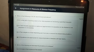 BCBR #NPTEL #answerkey ,cycle 5 assignment 4, Measures of disease frequency.