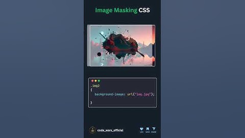 Save it 🖼️   Image Masking CSS        🤩 Source Code Available in GitHub   Telegram Link in  Bio �