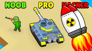 🤢 NOOB vs 😎 PRO vs 😈 HACKER - Army Commander | Download App Store APK