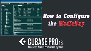 How to Configure the MediaBay in Cubase Pro 13 screenshot 1