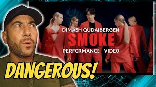 First* LISTEN | Dimash Qudaibergen - 'SMOKE' (PERFORMANCE VIDEO) - REACTION!