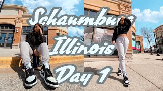 Mini Weekend Roadtrip to Schaumburg Illinois Vlog! Day 1 / Chicago / shopping / food