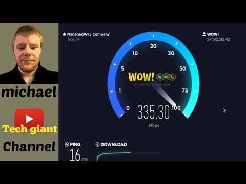 Wow Internet speed check test 300 Mbps