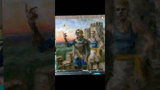 Final Fantasy Vi Painting Timelapse Edgar And Sabin art finalfantasy