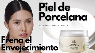 CREMA FACIAL de ARROZ COREANA PIEL TERSA y LUMINOSA