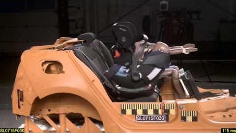 Cybex Aton 4 + Base 2-fix | краш-тест ADAC-2015 | фронтальный | Q1(1/2)