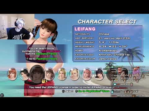 xQc Plays Dead or Alive Xtreme 3 Fortune | xQcOW