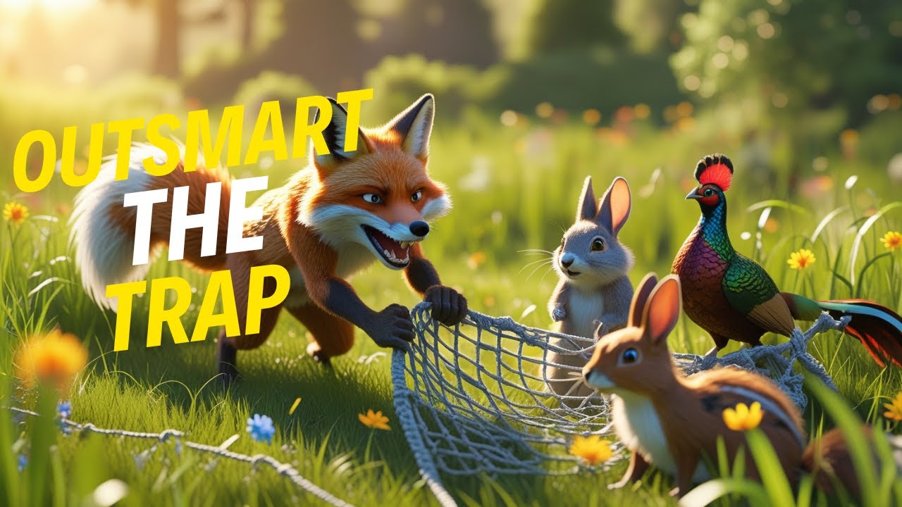 The Quick-Thinking Fox 🦊 | A Clever Animal Story About Problem-Solving and Teamwork