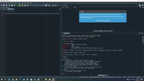 Spyder, Interactive Python (ipython), "Hello, world!" example