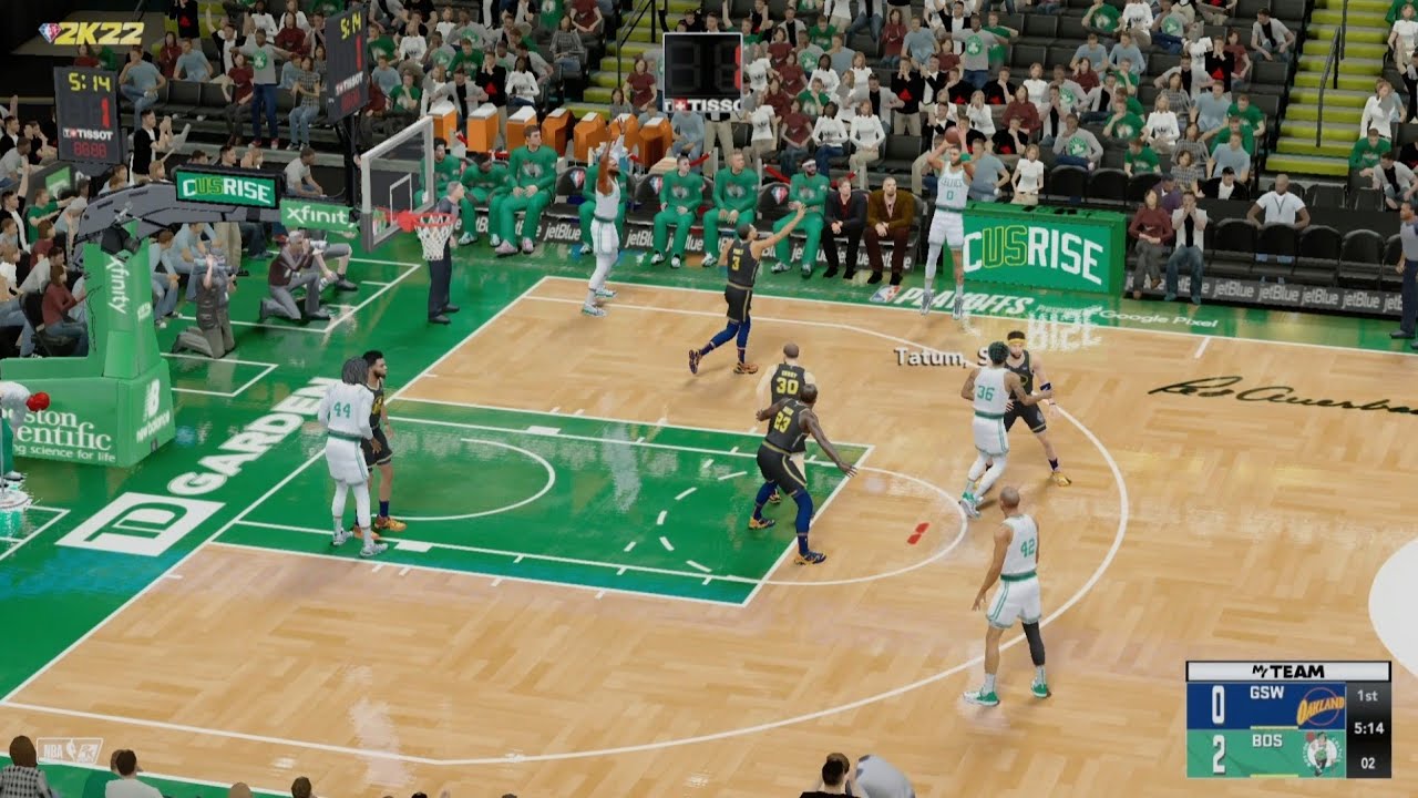 Jayson Tatum hits halftime buzzer-beater to end a play straight out of NBA  2K