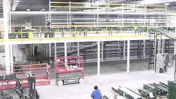 Installation of Selective Rack, Pick Module, Mezzanine, Conveyor & Pick Stations