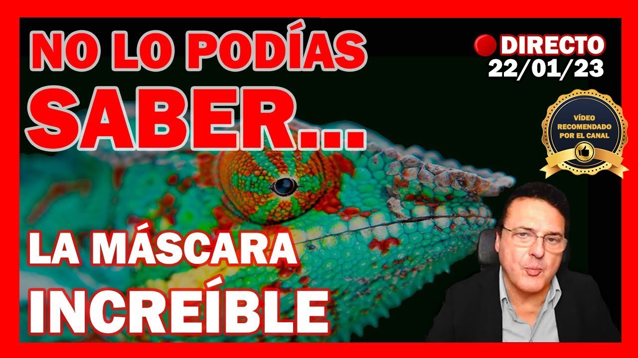 NO LO PODÍAS SABER... ▶ LA MÁSCARA INCREÍBLE - Dr. Iñaki Piñuel