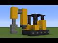 How To Build An Excavator In Minecraft Step By Step