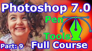 Photoshop Tutorial | Part 9 | Pen Tools Easy Way
