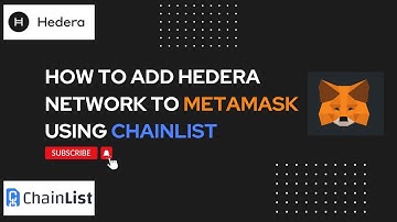 Adding Hedera Network to Metamask using Chainlist