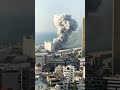 Impresionante explosin en beirut lbano registrada el 4 de agosto del 2020