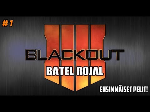 Taas uusi Battle Royale? Huikea solo-matsi! (Black Ops 4: Blackout Beta) w/ SiniZe