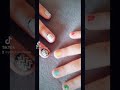 Easy home nailart  short nails