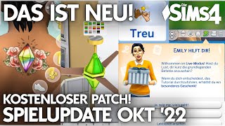NEWS: Patch, Sets, kostenlose Objekte | Die Sims 4 Sims-Lieferung Oktober 2022 mit Tattoos und mehr!