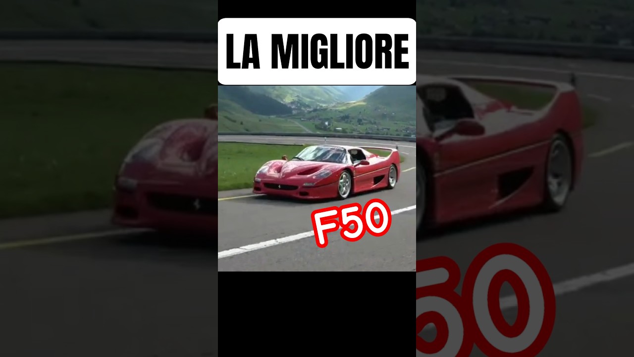 F50, l'apice del marchio Ferrari