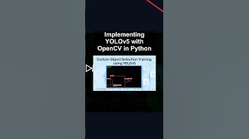 Implementing YOLOv5 with OpenCV in Python #ai #artificialintelligence #machinelearning #aiagent