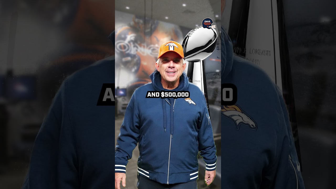 Sean Payton Brought the Lombardi out for the Broncos 🔥👀