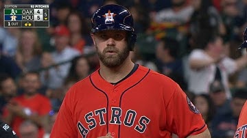 OAK@HOU: Gattis rips RBI single through the left side