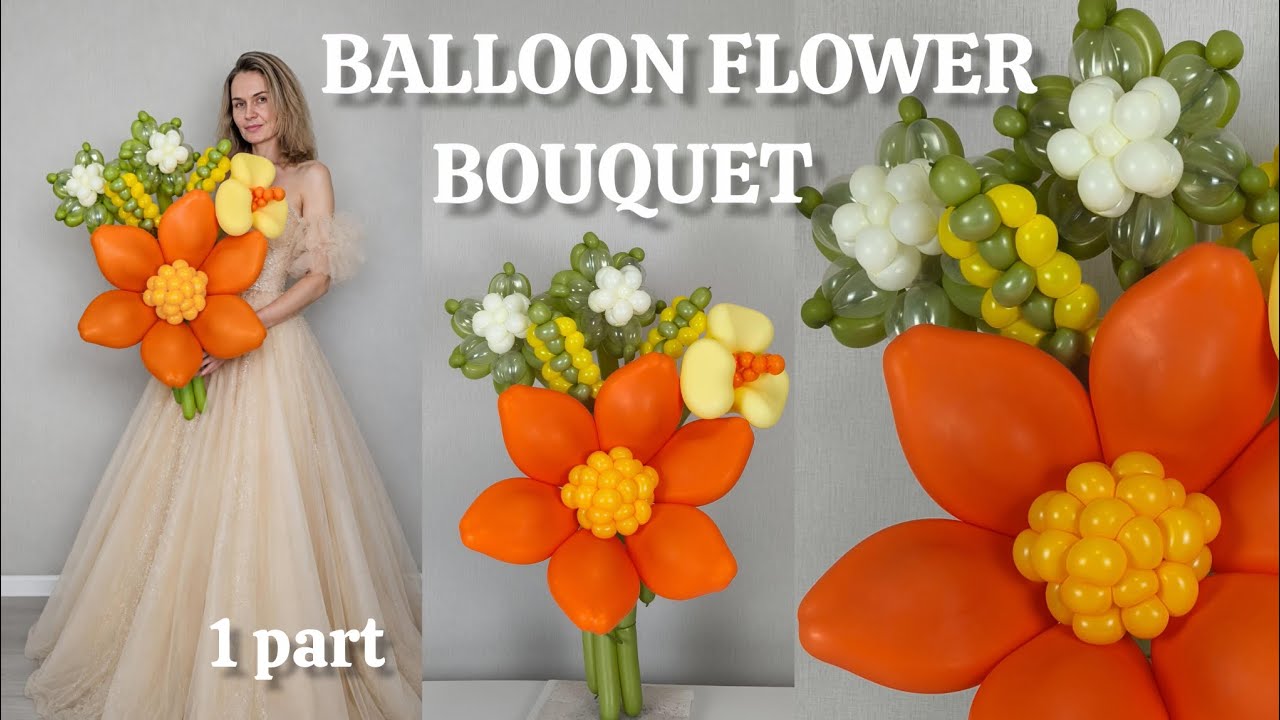 GIANT BALLOON FLOWER TUTORIAL 🌼 Part 1 - YouTube