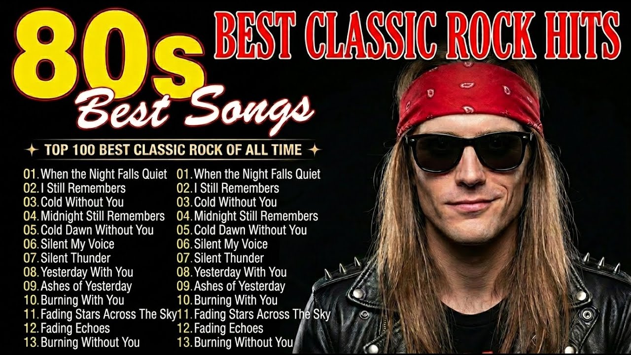 Slow Rock Classic Rock Ballad Anthems – Powerful Vocals and Melodic Guitars Forever 🎤🎸
