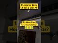 Panasonic 1.5 Ton 5 Star AC ⚡️1.5 Hour Power Test @ 42°C 🔥 Real Units #shubzgadgetreviews