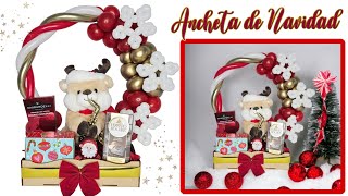 Cómo realizar Ancheta de Navidad Paso a paso 😍🎄Regalo Navideño