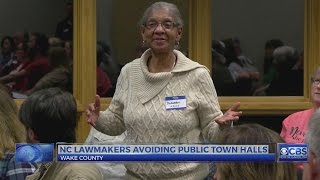 North Carolina congressmen avoid facing angry town hall crowds in person