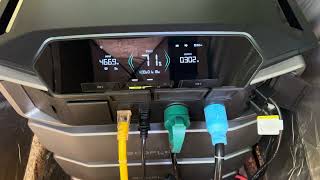 Ecoflow Delta Pro Ultra powering 120V loads while charging at 240V